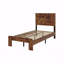 Structure de lit plateforme Cadre de lit simple, matériau de structure en bois, pas de bruit, pas besoin de sommiers, outils faciles à assembler, grand avec espace de rangement sous le lit
