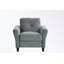 Chaise d'appoint avec coussin moelleux et pieds robustes-1079814488