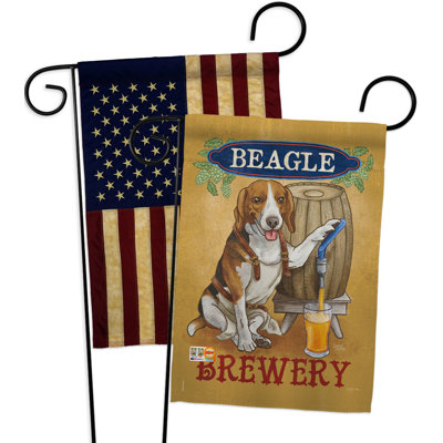 Double Sided 18.5'' H x 13'' W Polyester Animal Garden Flag