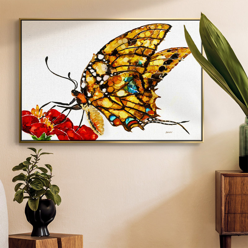 Wings II, H 25 po x l 37 po x P 2 po, Or