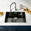 Évier de cuisine encastré à simple cuve en acier inoxydable 30 po X 19 po Topcraft