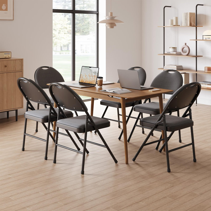 Ensemble de 2 chaises pliantes, Gris