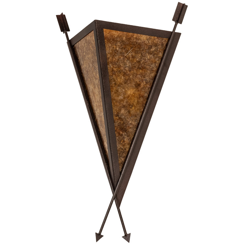 15" Wide Desert Arrow Wall Sconce