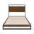 Daniel 37" Low Profile Bamboo and Metal Platform Bed-1085059808-1166955125
