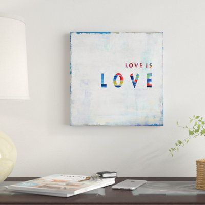 Love Is Love In Color by Jamie MacDowell - Gallery-Wrapped Canvas Giclée