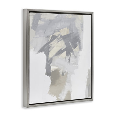 Elegant Contemporary Grey Shades Floating Frame, design by Rachel Springer