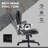 High Back Vibration Massage Office Chair with 6 Vibration Points, Heated Reclining with Remote-330646831