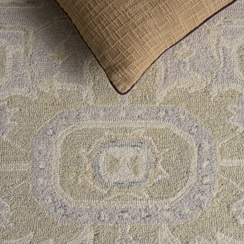 Barden Hand Tufted Oriental Area Rug, Rectangle 3' x 5'
