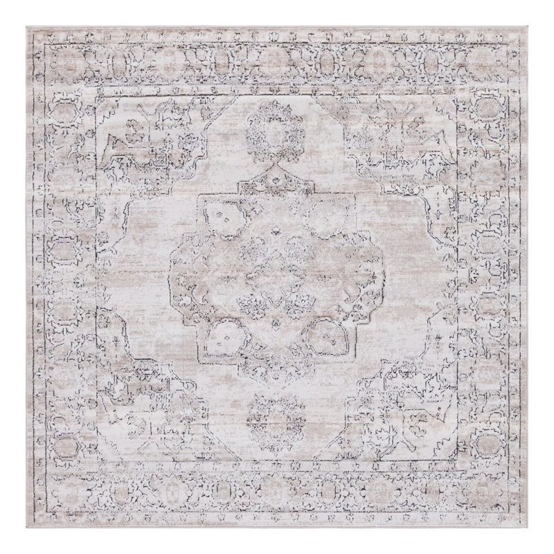 Cantey Oriental Indoor Rug, Square 7'10"