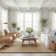 Delapena Solid Colour Bamboo Slat / Seagrass Hand Woven Area Rug