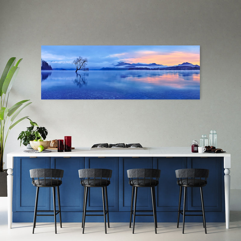 Lonely Tree Reflections by Mei Xu - Wrapped Canvas Panoramic Print, 50.8 cm H x 152.4 cm W