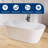 Forma 67'' Freestanding Soaking Bathtub Solid Surface Soaking Tubs in Matte White