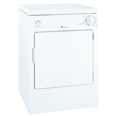 GE Appliances 3.6 Cubic Feet Vented Electric Stackable Dryer