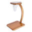 Coffee Fragrance 3-Pod Teak Wood Single-Serve Drip Coffee Stand