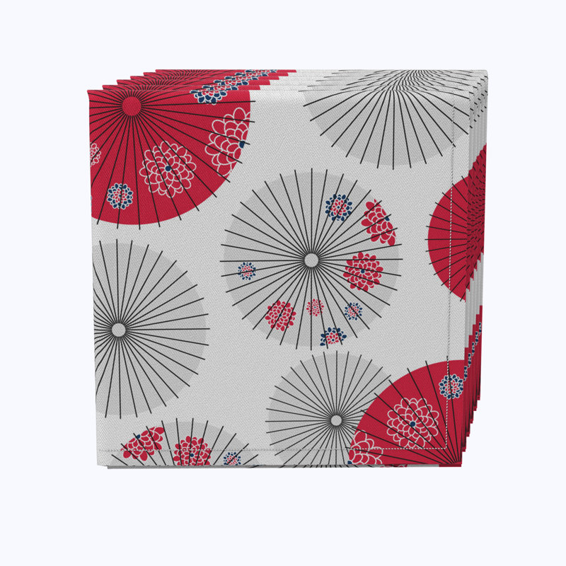 100% Cotton Floral Square Napkin