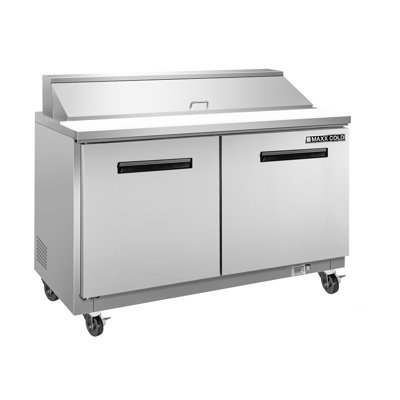 Maxx Cold 15.5 Cubic Feet Prep Refrigerator - 61.2''