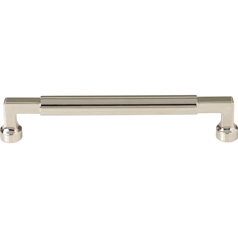 Cumberland 12" Center to Center Bar pull, 6 5/16" Center to Center, Polished Nickel
