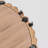 Round Hanging Wall Mirror with Natural Wood Bead Frame"