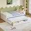 Lit de jour double avec lit gigogne simple et tiroirs-696520526