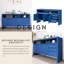 Buffet 3 portes avec 3 tiroirs - Buffet en placage de frêne massif moderne-1163501871