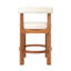 Chaise de bar en acacia Lucas