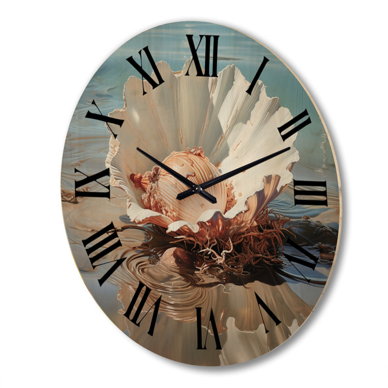 Anthonella Solid Wood Wall Clock, Extra Large
