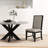 Malahn Round with Solid Wood Base Dining Table