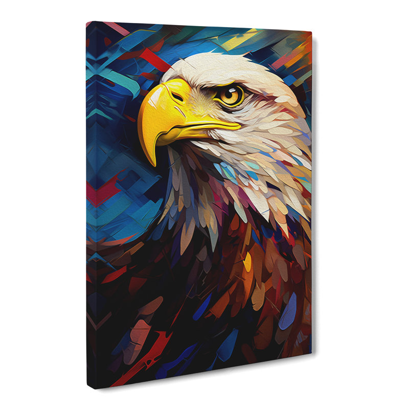Eagle Orphism - Wrapped Canvas, 76cm H x 50cm W x 3cm D