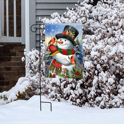 Drapeau d'hiver «Winter Friends»