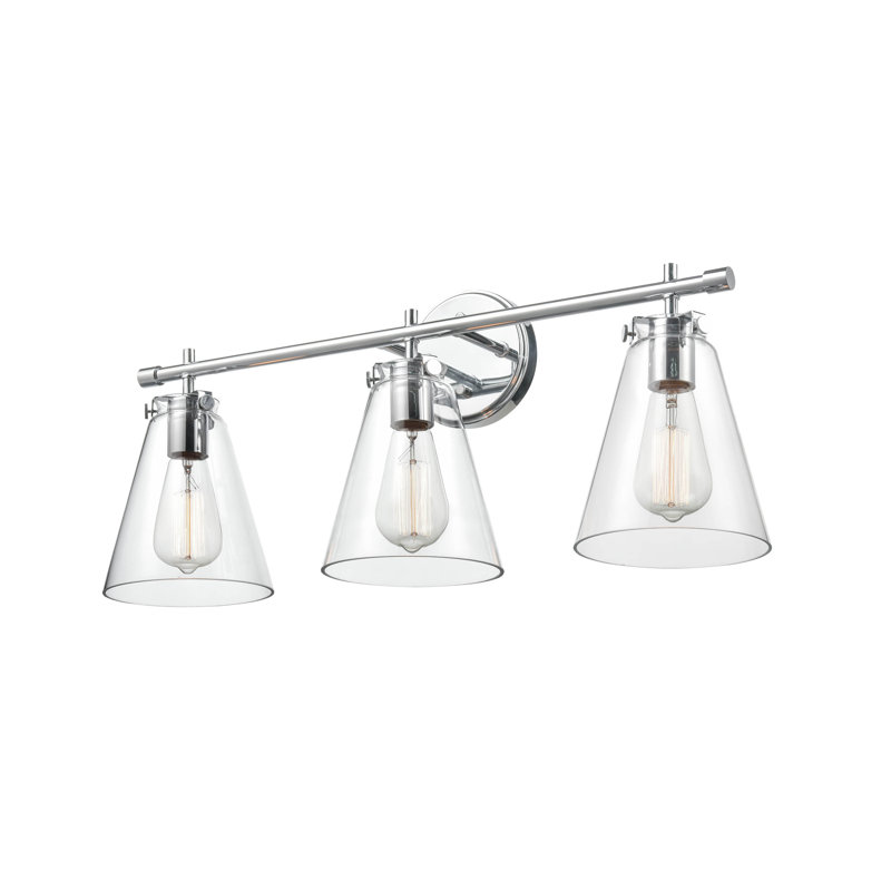 Mullinax 3 - Light Dimmable Vanity Light, Chrome