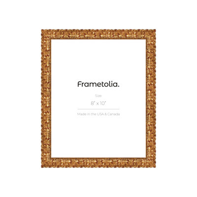 Frametolia Golden Age Vintage Wall Frame - 1-1/2" Width - No Mat