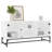 vidaXL TV Stand with Glass Doors Storage Entertainment Center Media Furniture-307288492