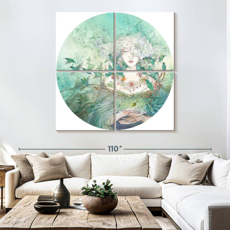 Kelan Keeper Of The Garden, 74" H x 74" W