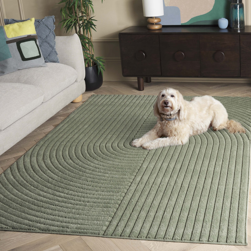 Tapis de couleur unie Emilymarie Performance, Rectangle 9 pi x 12 pi