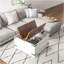 Table basse avec rangement caché HOMcom