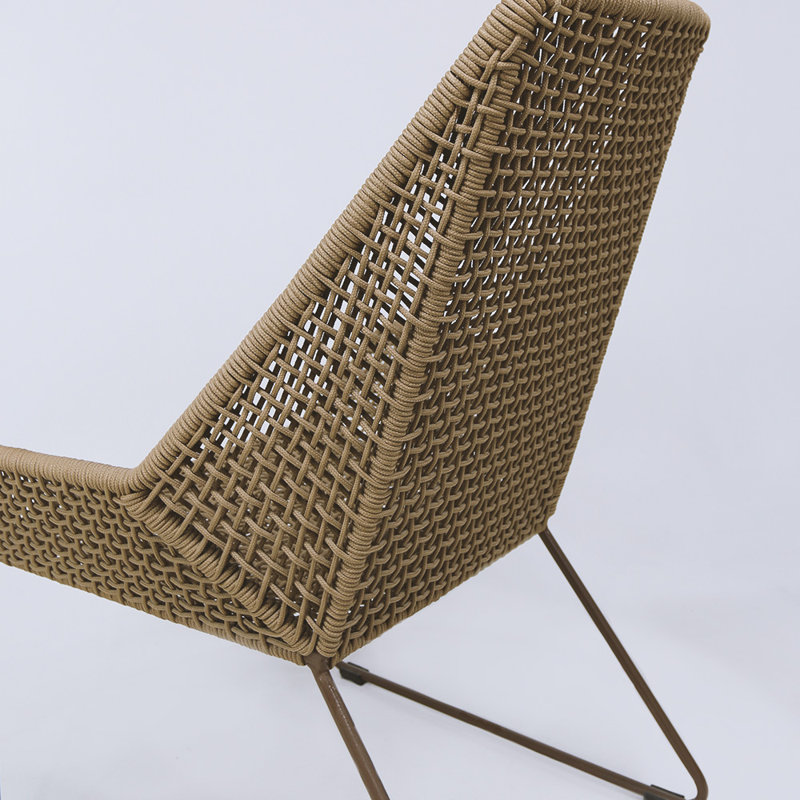 Knot Lounge & Ottoman, Oxide /Latte 