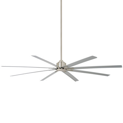 84" Xtreme 8 - Blade Outdoor Standard Ceiling Fan with Remote Control