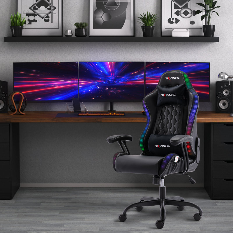 Ergonomic Office Chair With Durable Metal Frame, Zig - Zag Springs And Memory Foam Fillings For Home Office-black, Black
