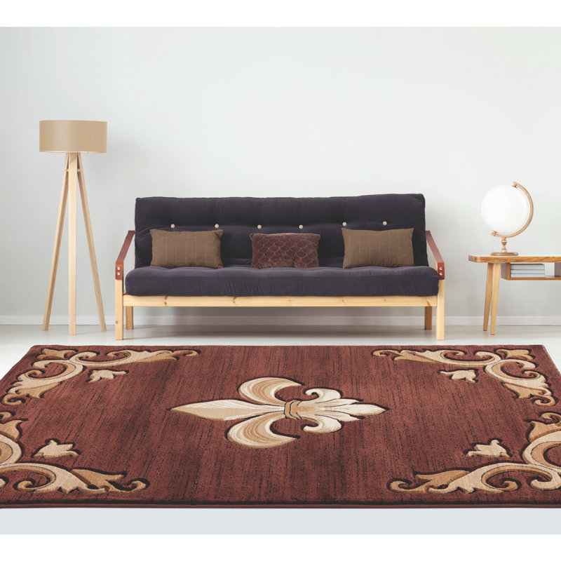 Tapis Rische style sud-ouest, Rectangle 1 pi 10 po x 2 pi 8 po