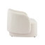 Fauteuil d'appoint courbé avec coussin moelleux intégré-259418042