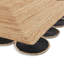 Savannah Jute area rug Hand Made Rectangle Black-140196233