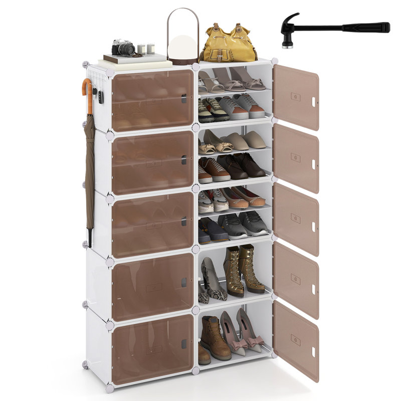 40 Pair Shoe Storage Cabinet