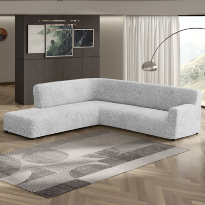 Housse extensible pour méridienne modulaire Stretchy - Facile à nettoyer et durable (méridienne gauche) - Collection Comfort