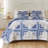 Greenland Home Fashions Cottage Cabin Calico 2-Piece Twin Size Quilt Set 68x88 + 20x26-24327868-22606826