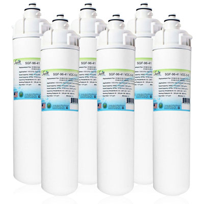 Filtre à eau commercial compatible avec les filtres Swift Green SGF-96-41 VOC-S-B pour les modèles Ev9612-22, Anciennement Ev9612-21, Ev9612-27, SSMRC1, Ev9612-27, Ev9612-32, Fabriqué aux États-Unis - Paquet de 6