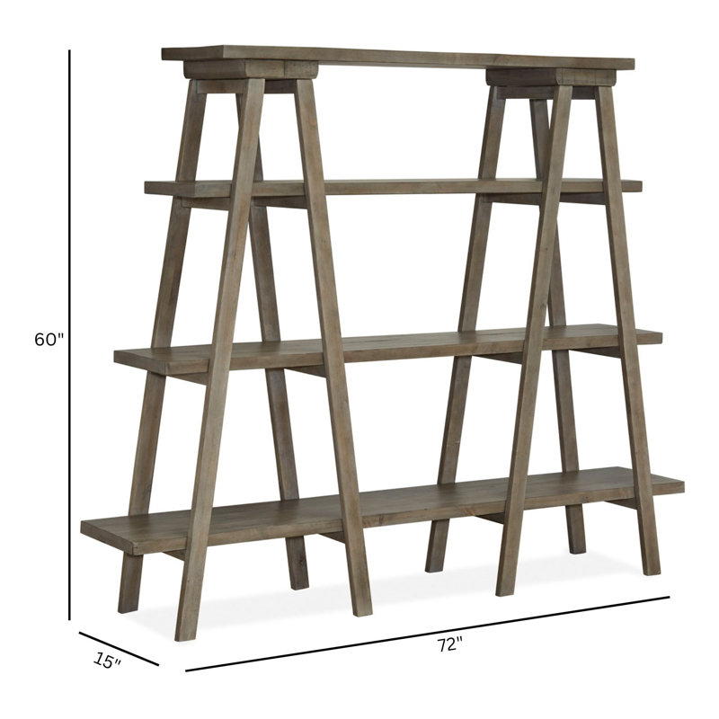 Desk With Chair And Bookshelf, 3 Pieces: Desk, Chair, Bookshelf, Dovetail Gray