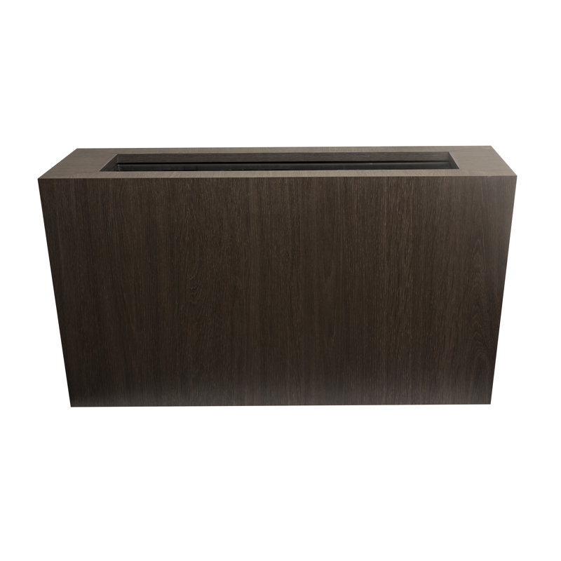 Mangels Wooden Self-Watering Planter Box, Dark, 46cm H x 86cm W x 47cm D