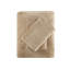Ensemble de draps 4 pièces, taupe, 100% velours doux, brossage, drap plat, taies d'oreiller ajustées, brossé deux fois pour plus de confort, inclus et 2 taies d'oreiller, facile à entretenir