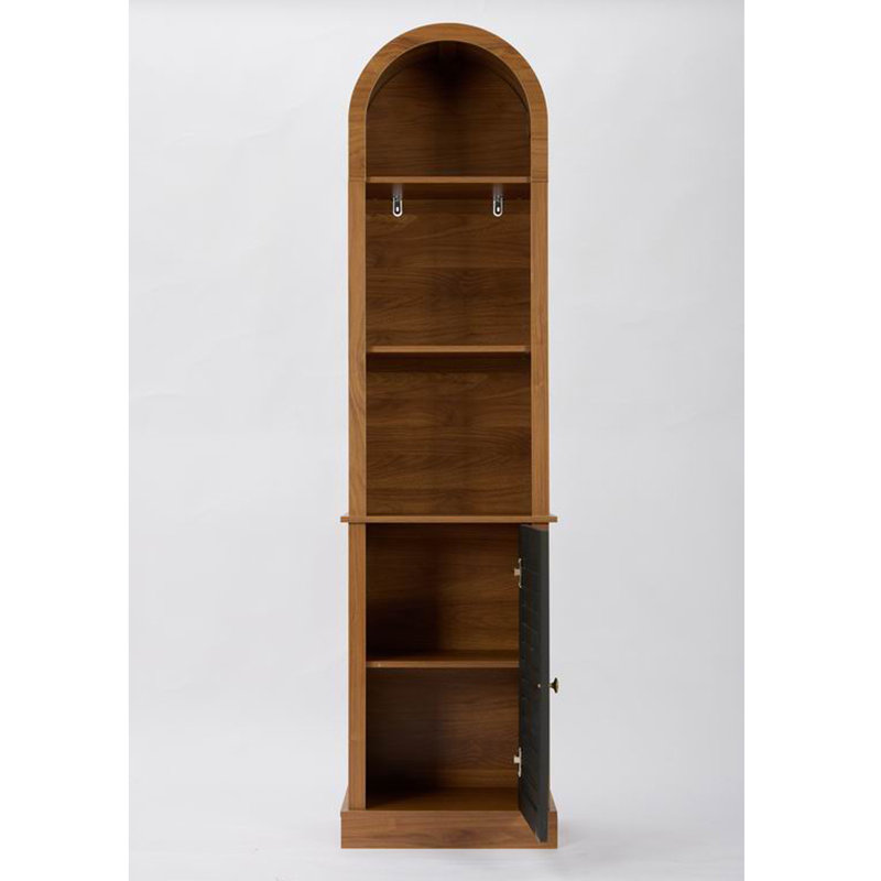 Grande vitrine de rangement arquée 68 pouces