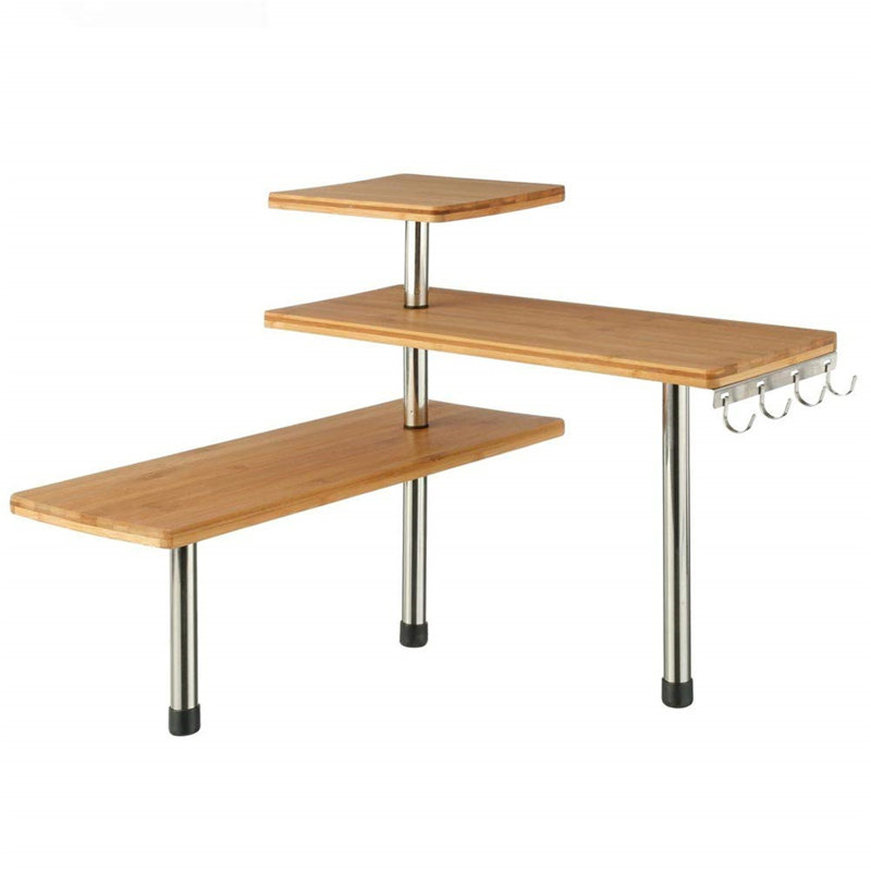 Leovanni Freestanding Wood Spice Rack